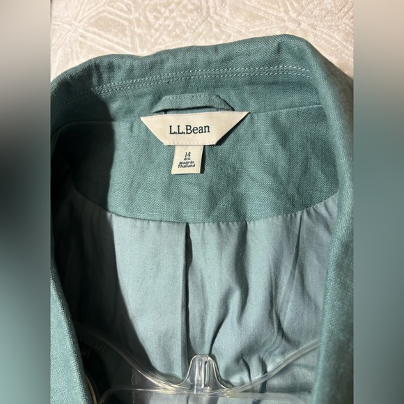 L.L. Bean Sage Green  Blazer for Women - Picture 2 of 9